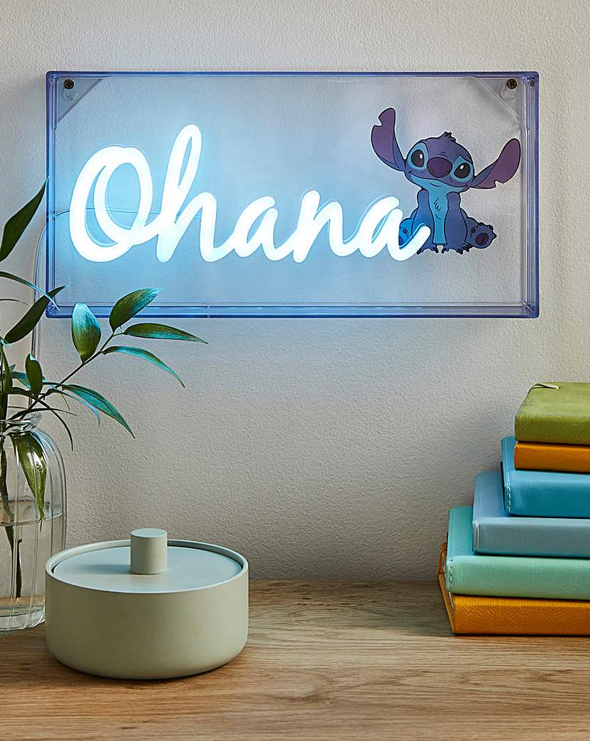 Stitch Ohana LED Neon Light