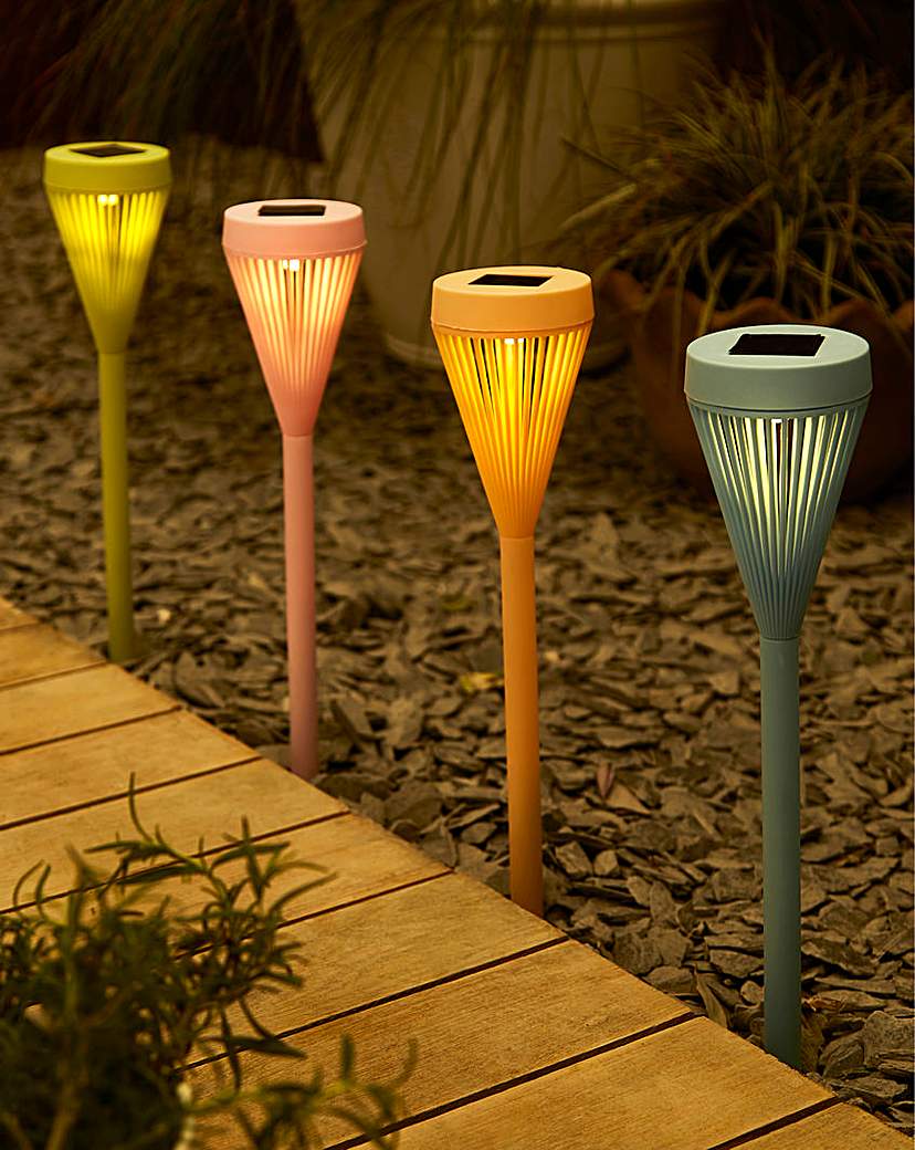 4 Multi-coloured Mini Urban Stakes
