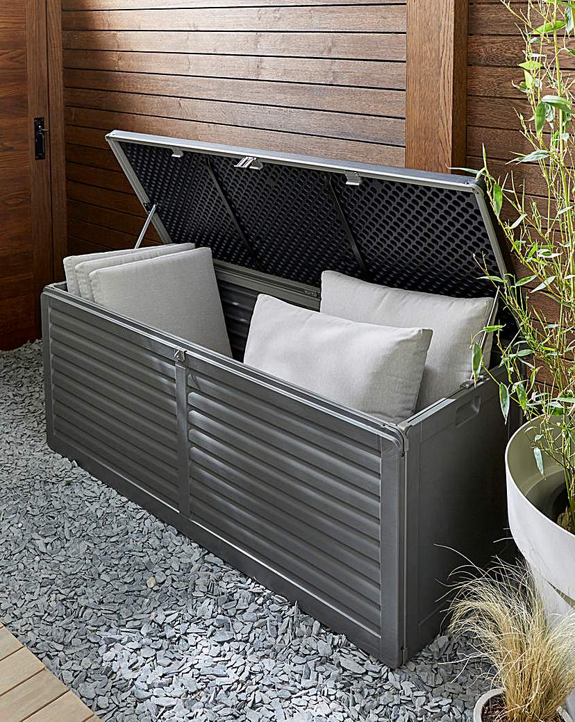 New In - Black/Grey 390L Storage Box