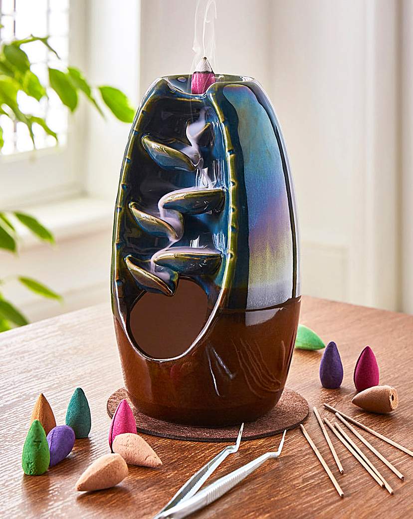 New In - Cascading Smoke Incense Burner