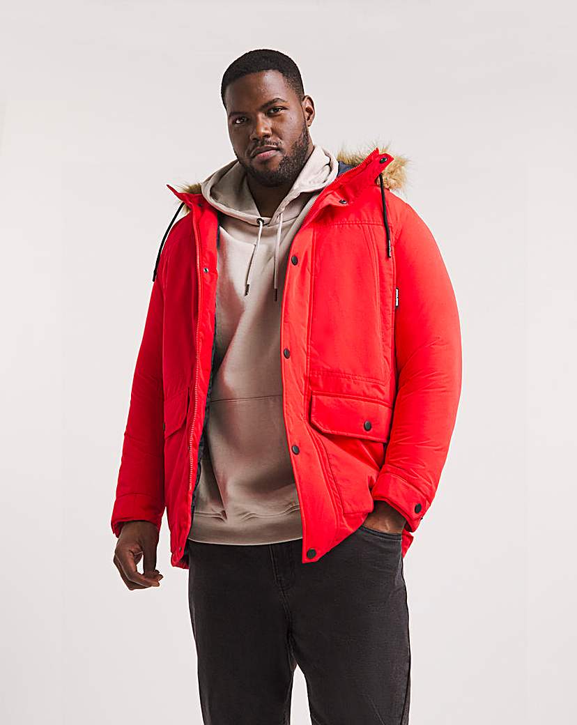 Jack & Jones Winner Faux Fur Parka
