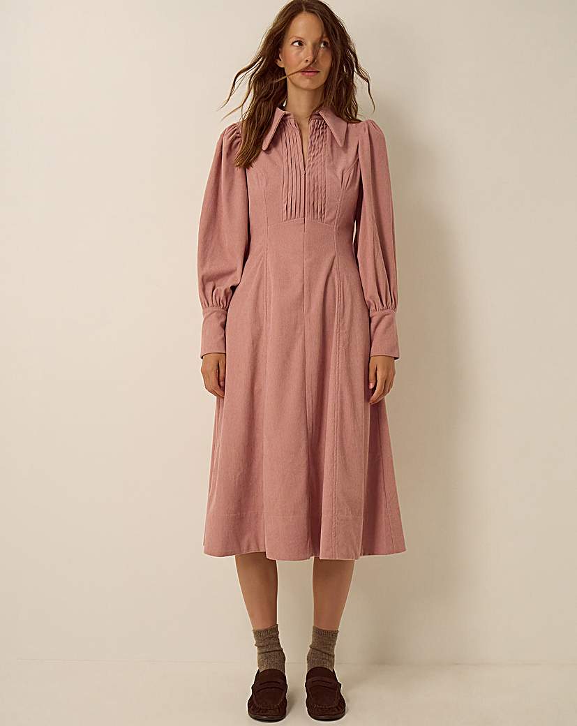 Monsoon Skye Stretch Corduroy Midi Dress