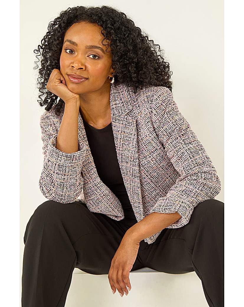 Roman Petite Boucle Stretch Blazer