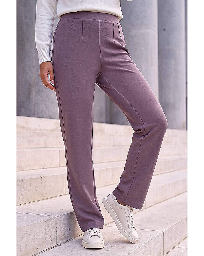 Roman Petite Straight Leg Ponte Trouser