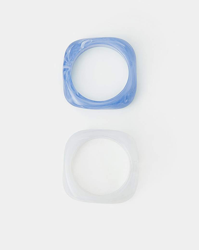 Accessorize 2pk Resin Bangles