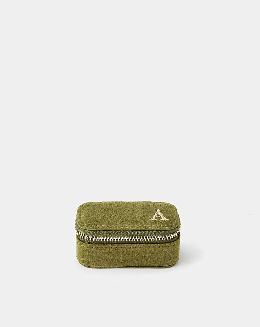 Accessorize Suede Initial Jewellery Box