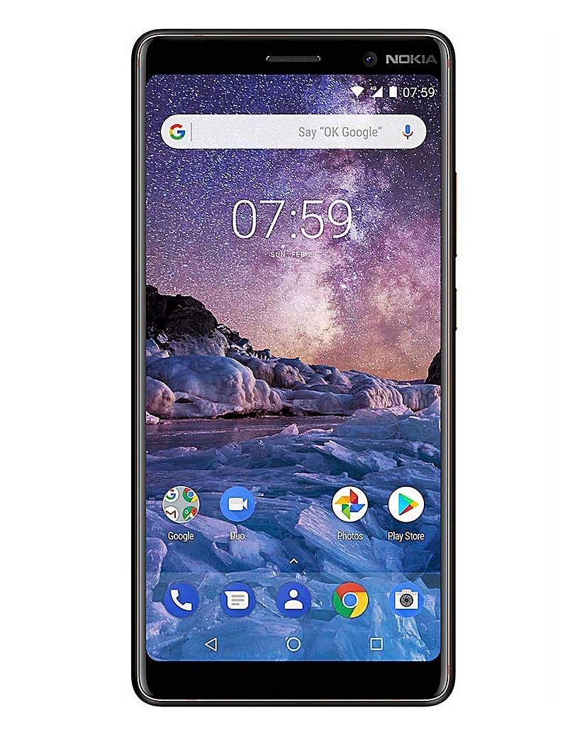 Nokia 7+ Mobile Phone Black