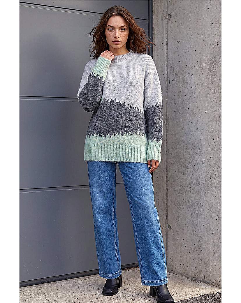 Roman Petite Abstract Knit Jumper