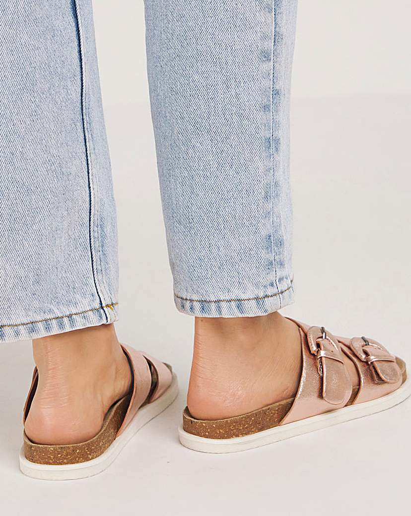 Alisha Double Buckle Sandal Ex Wide
