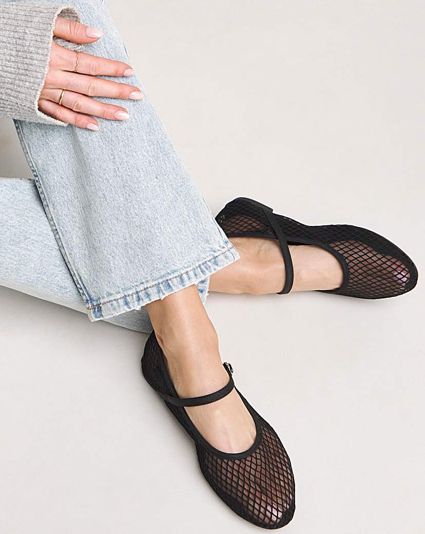 Mesh Mary Jane Shoes | Simply Be