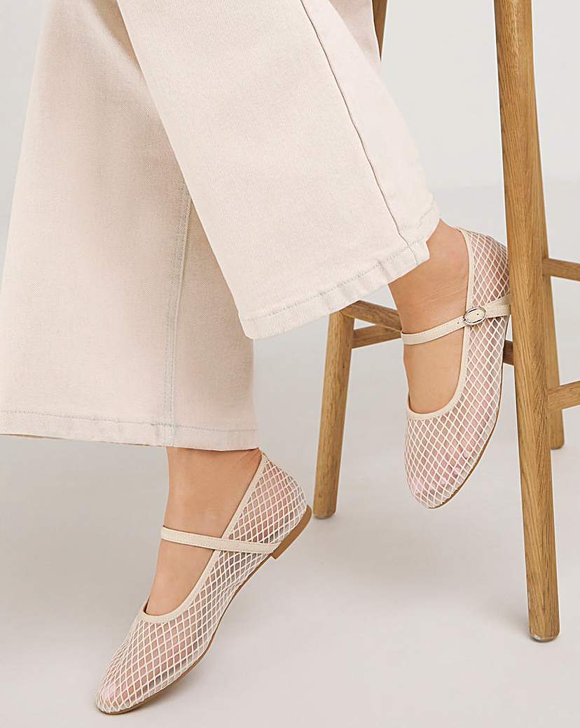 Mesh Mary Jane Shoes | Simply Be