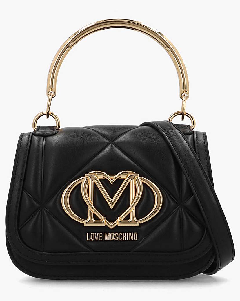 Love Moschino Women's Black Quilted Shoulder Bag