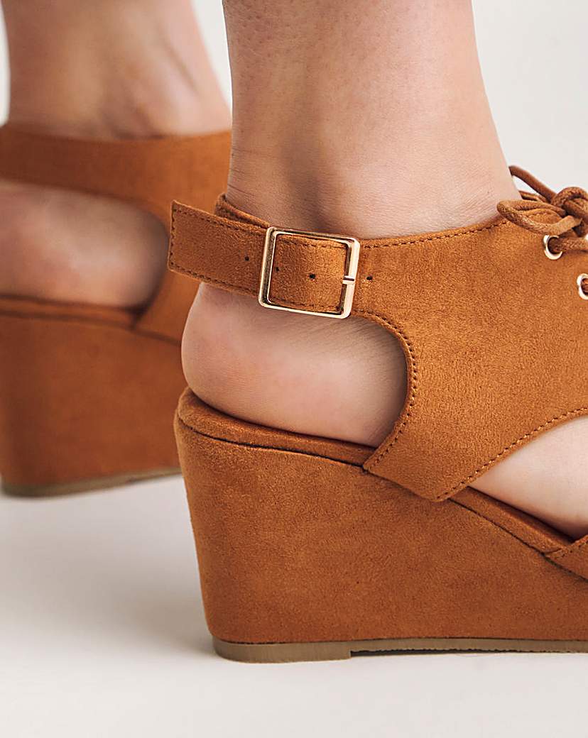 Shoe Boot Wedge Sandal Ex Wide
