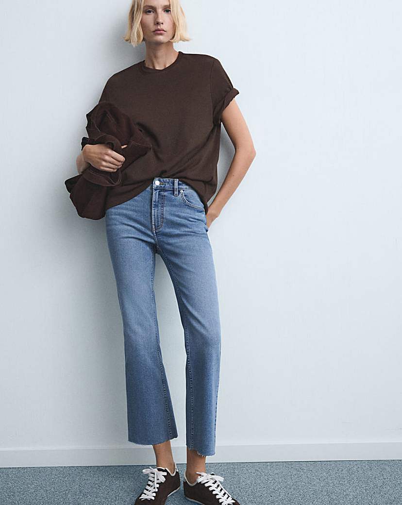 Mango Flared Crop Jean