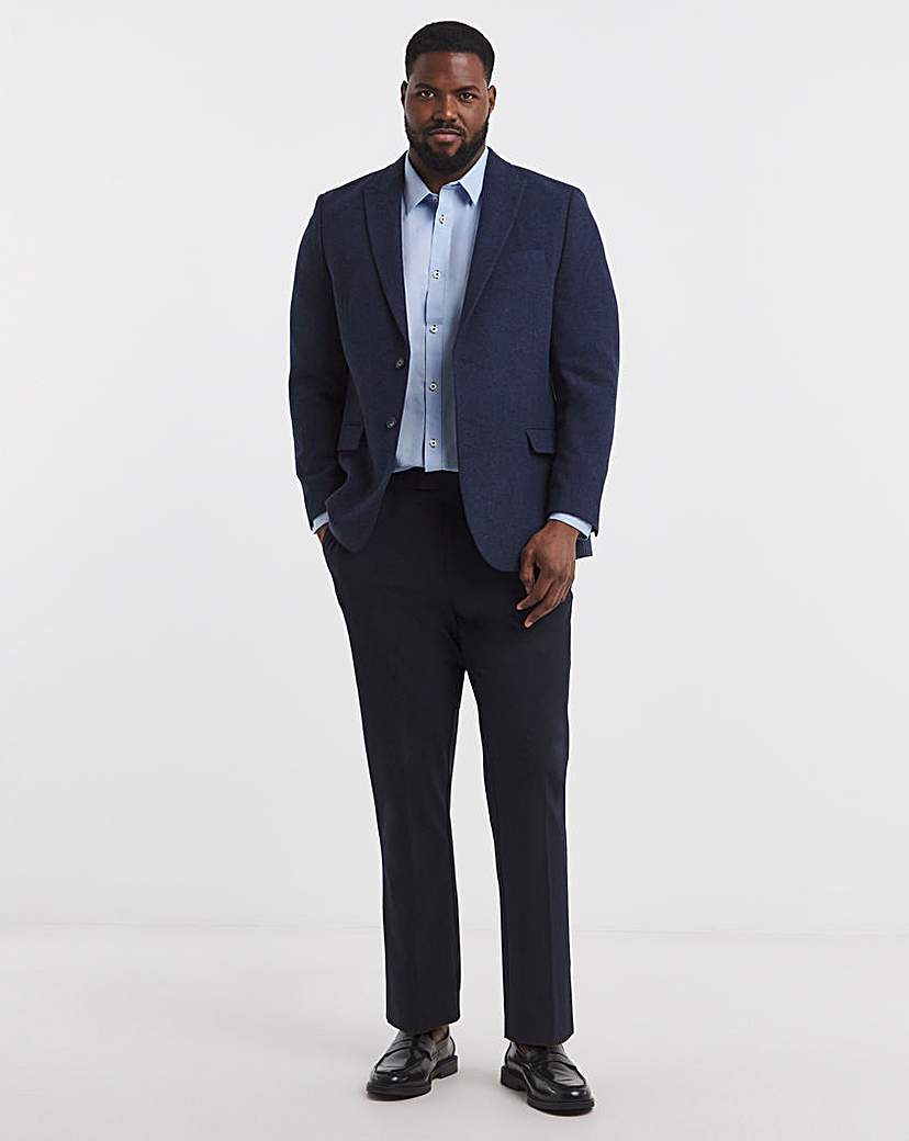 Wool Blend Regular Fit Suit Jacket