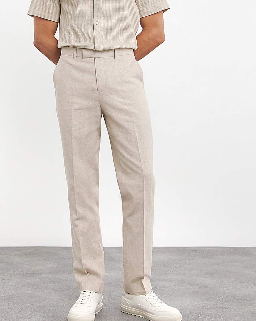 Danny Linen Mix Suit Trouser