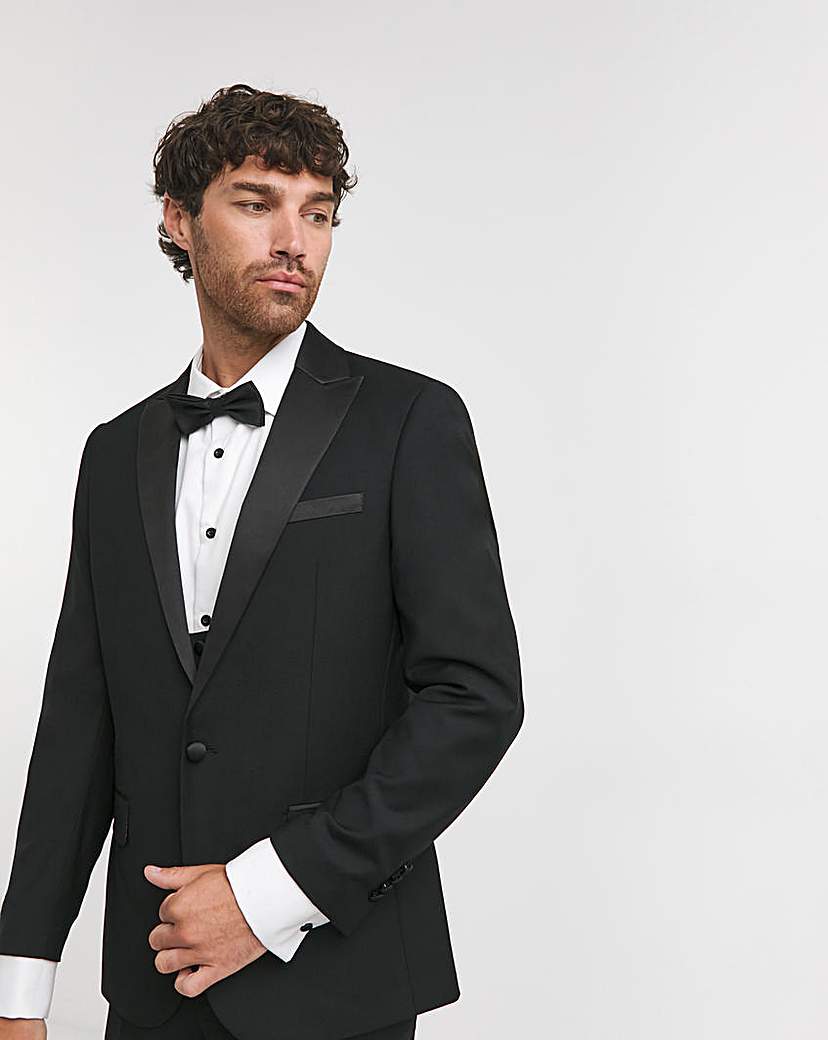 Premium Textured Tuxedo Jacket