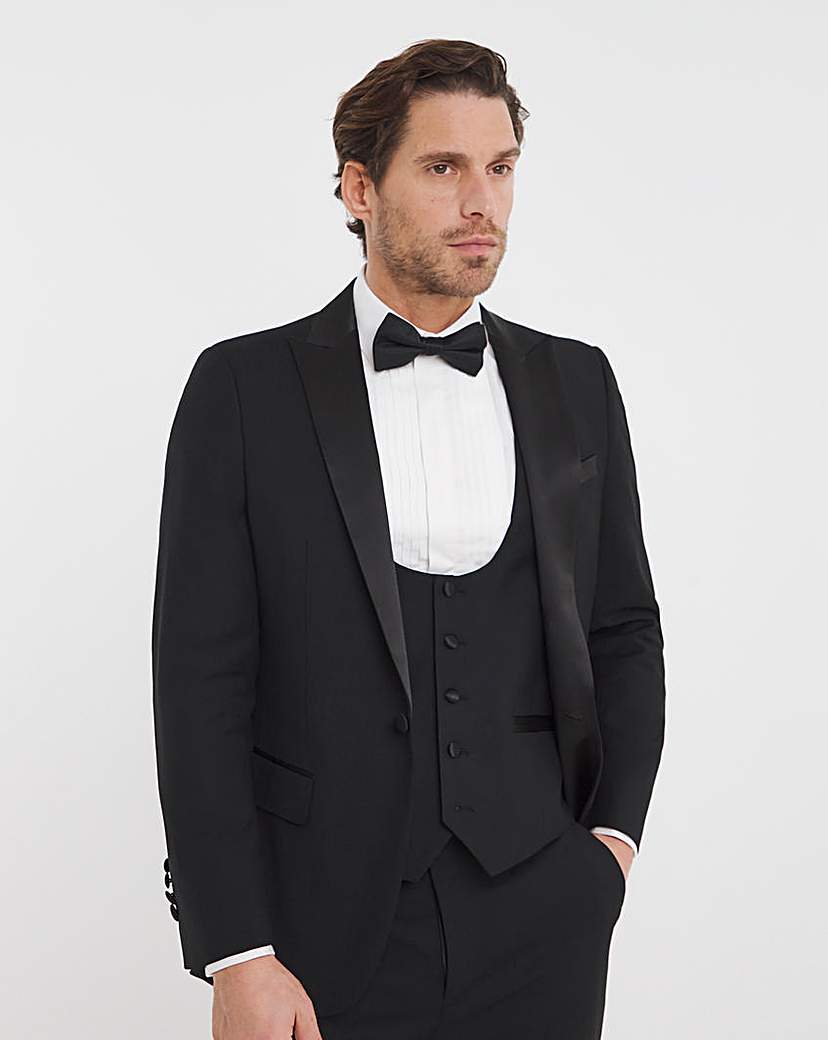 Premium Textured Tuxedo Jacket