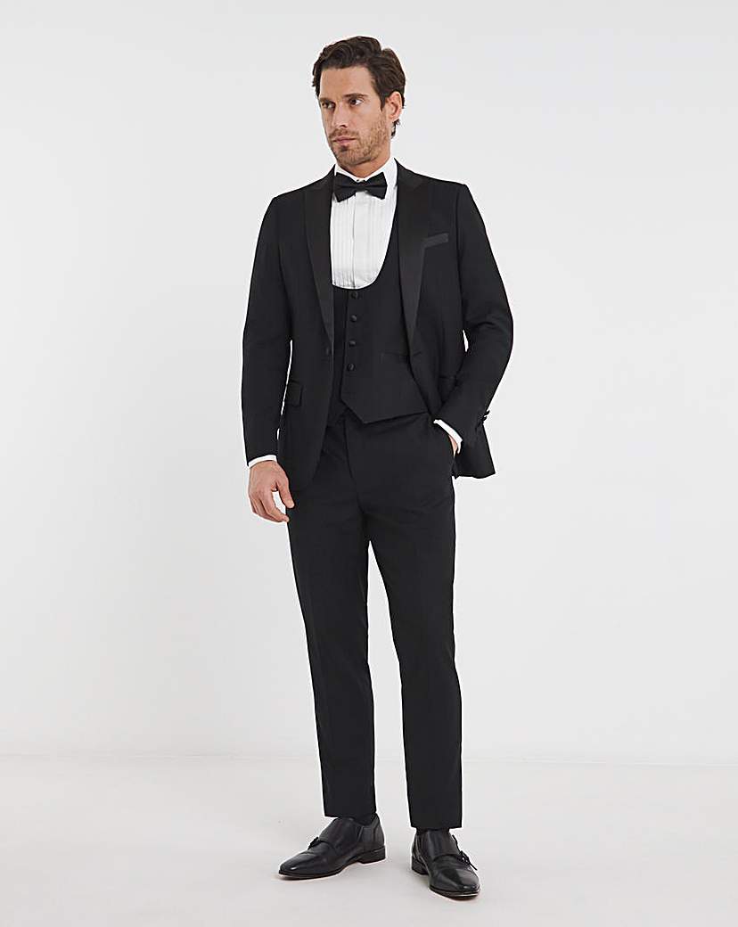 Premium Textured Tuxedo Waistcoat