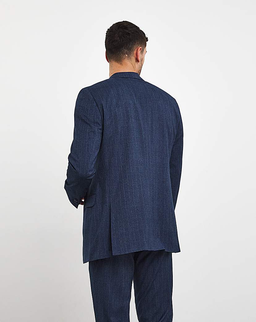 Jonny Navy Check Suit Jacket