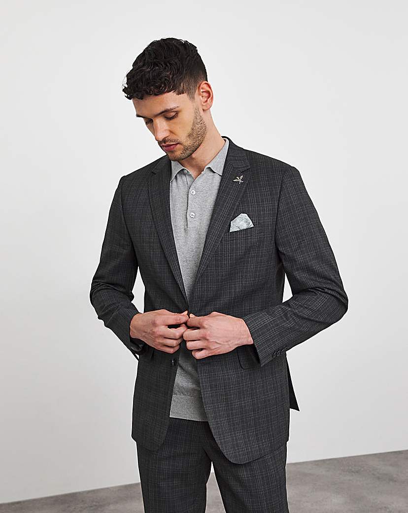 Check Suit Jacket Regular