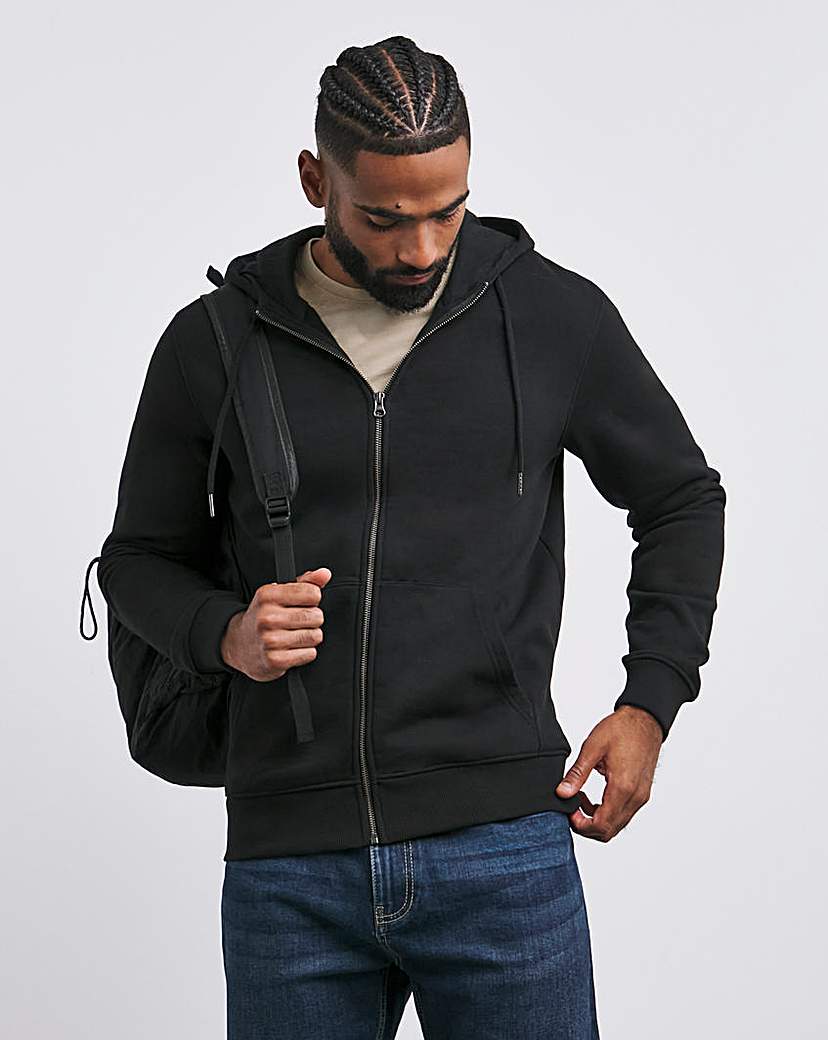 Full Zip Hoodie Extra Long