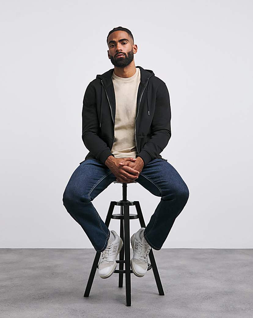 Full Zip Hoodie Extra Long
