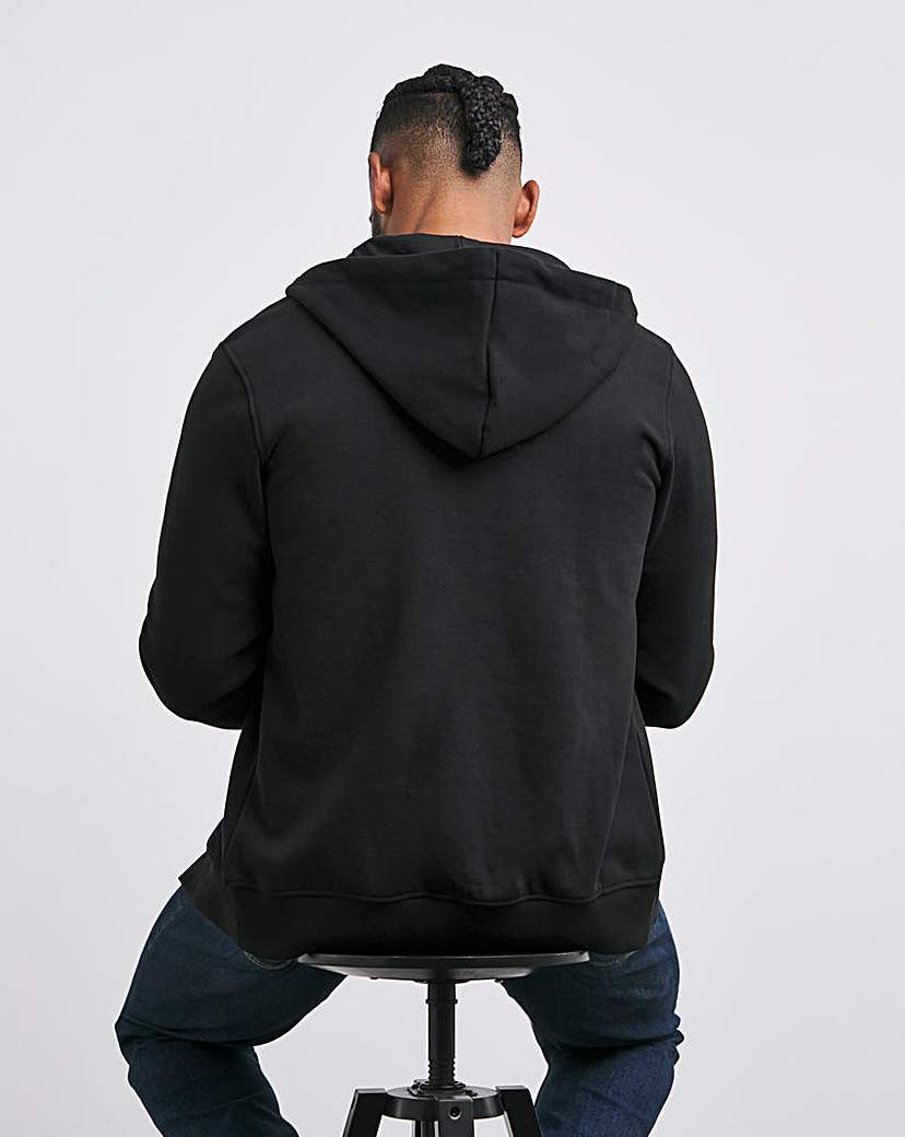 Full Zip Hoodie Extra Long