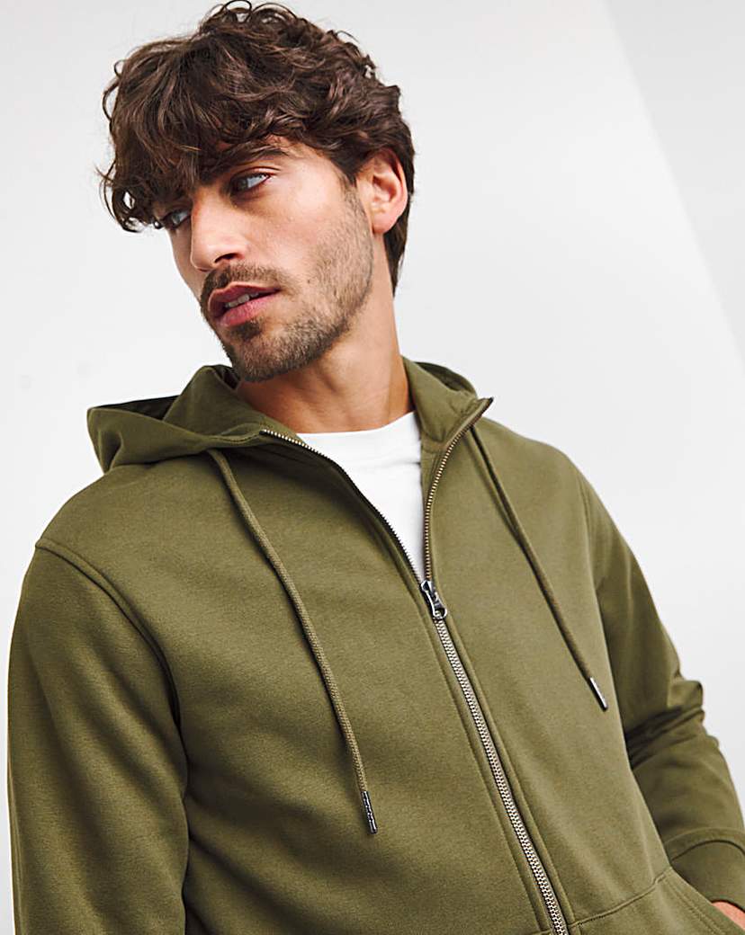 Full Zip Hooded Sweat Long