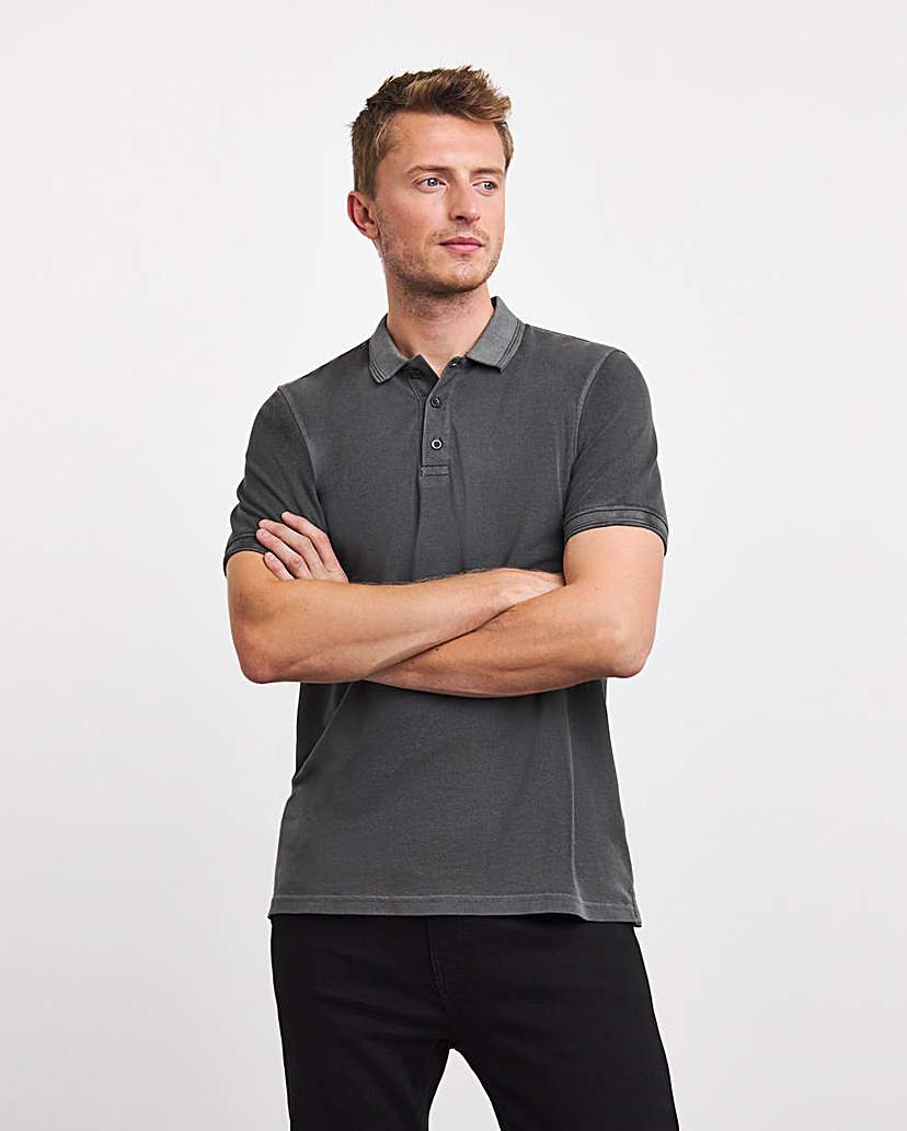 Garment Dyed Polo Long