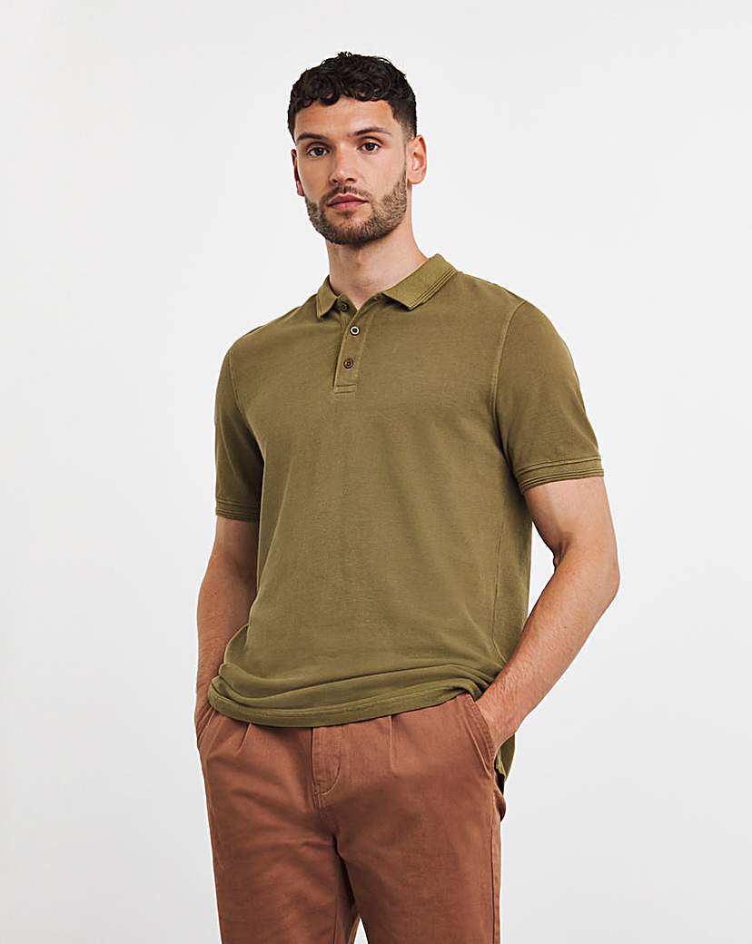 Garment Dyed Polo Long