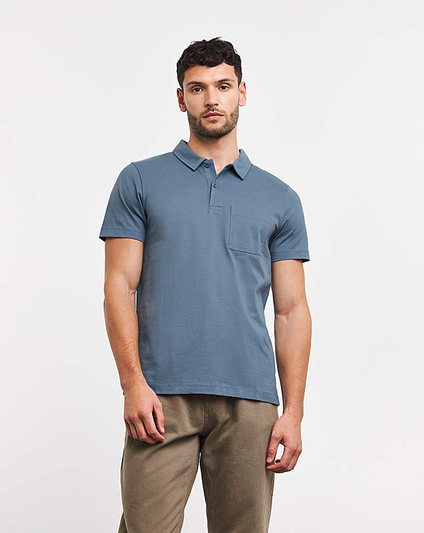 Jersey Pocket Polo Long