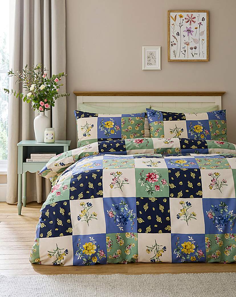 Julipa Patchwork Floral Duvet Set