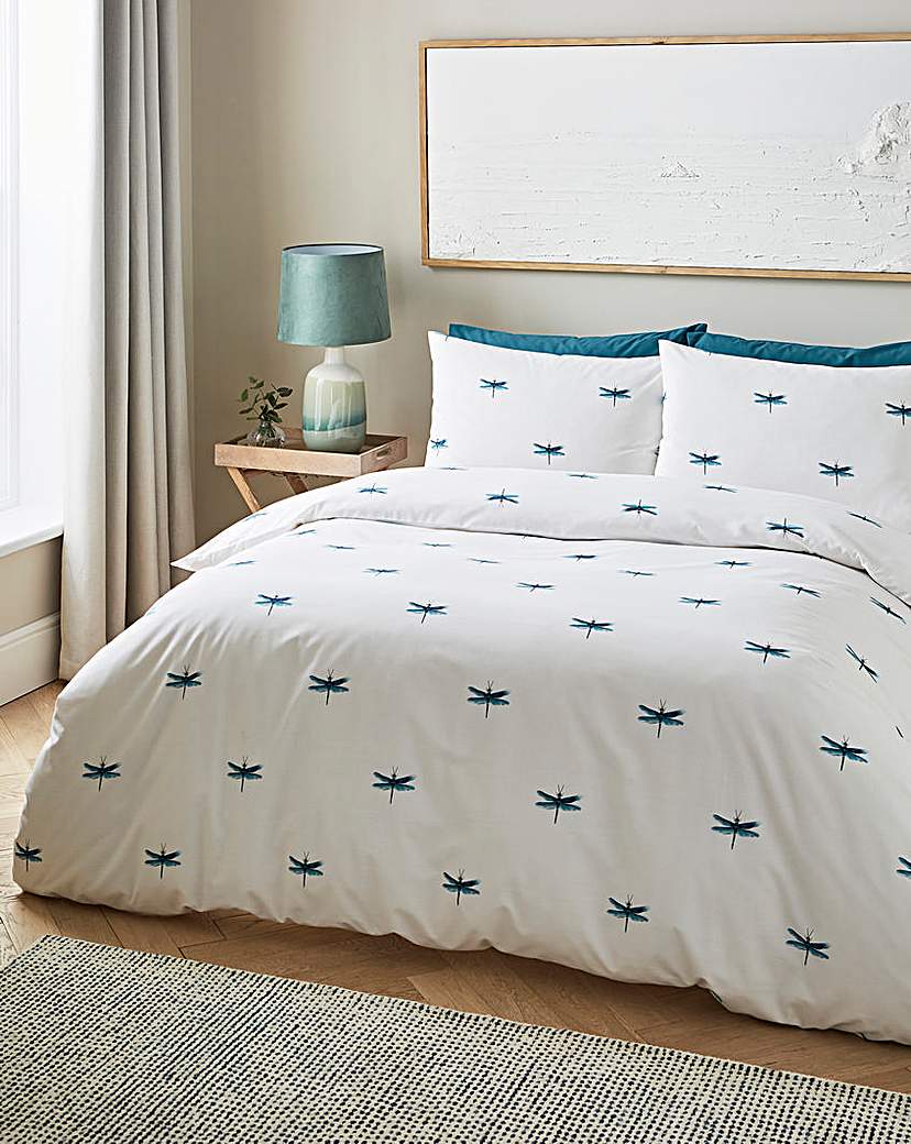 Dragonfly Print Duvet Set