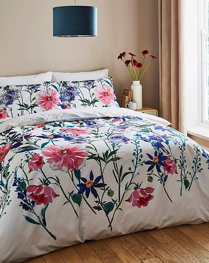 Watercolour Floral Duvet Set