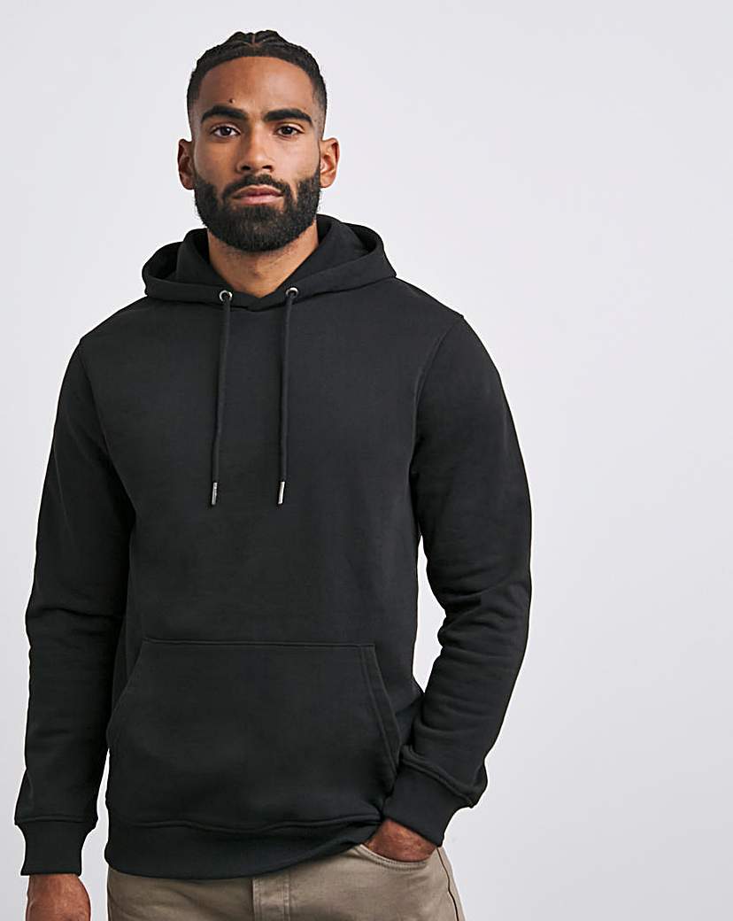 Cotton Blend Hoodie Long