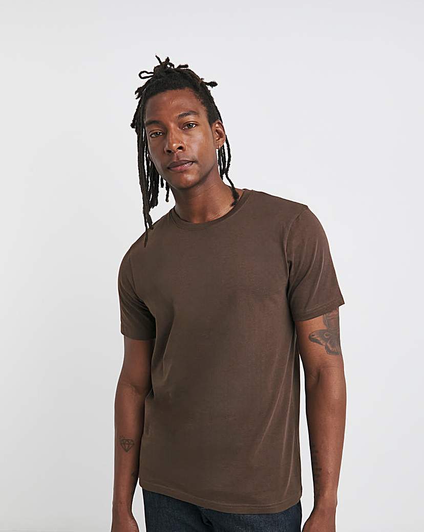 Pure Cotton Crew Neck T-Shirt Long