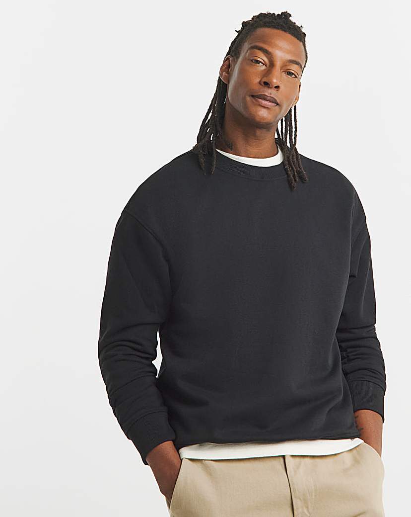 Relaxed Crew Neck Sweatshirt