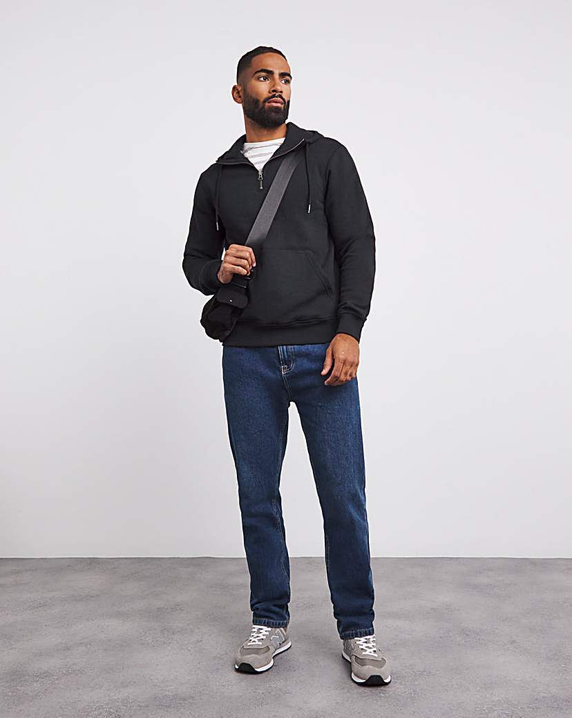 1/4 Zip Hoodie Long