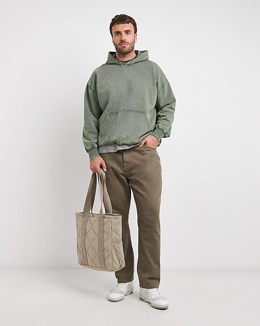 Acid Wash Oversized Hoodie