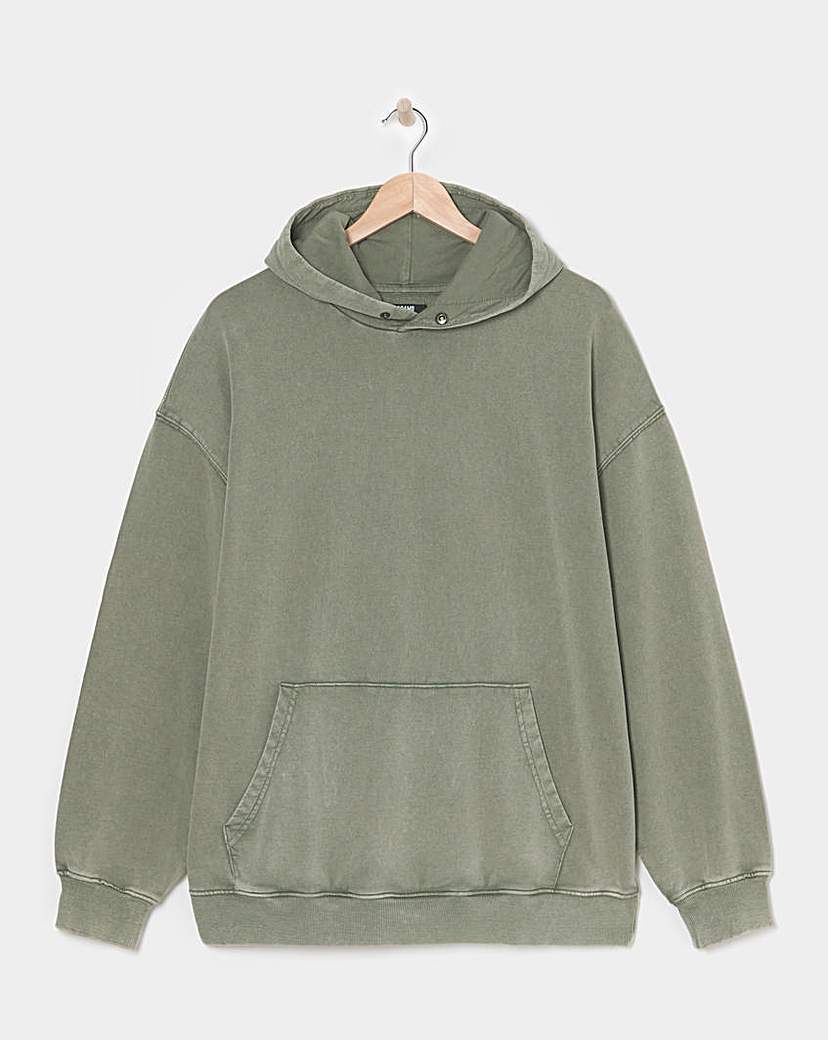 Acid Wash Oversized Hoodie
