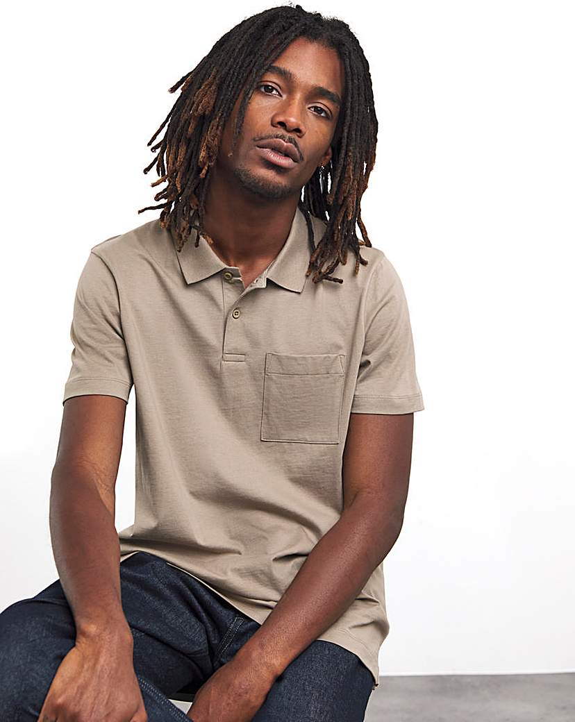 Jersey Pocket Polo Long