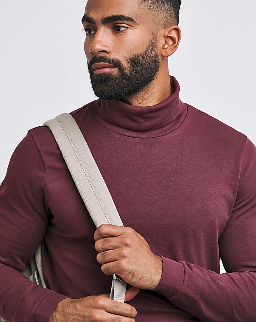 Long Sleeve Jersey Roll Neck