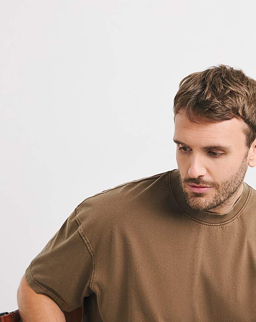 Relaxed Fit Acid Wash T-Shirt