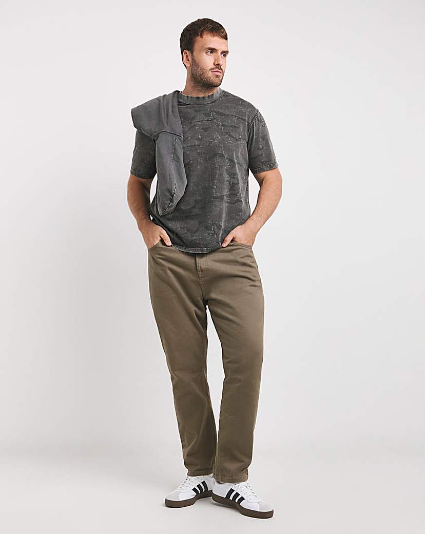 Relaxed Fit Camo Graphic T-Shirt