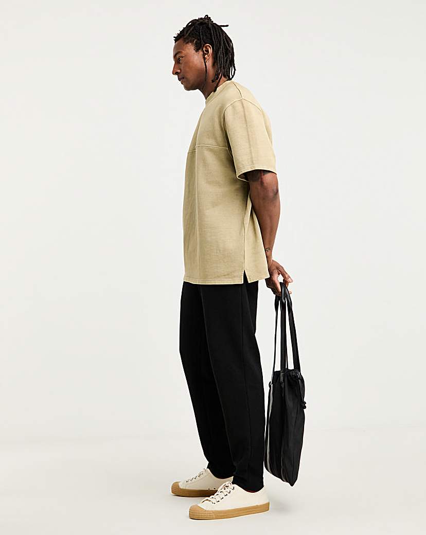Relaxed Fit Seam Detail Sweat Top