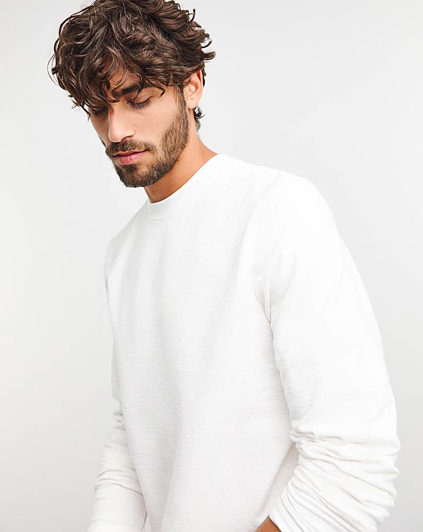 Textured Long Sleeve T-Shirt