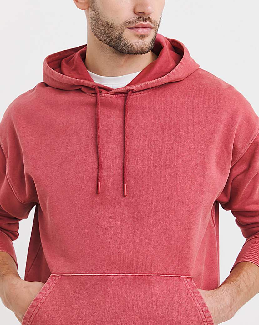 Garment Dyed Relaxed Fit Overhead Hoodie