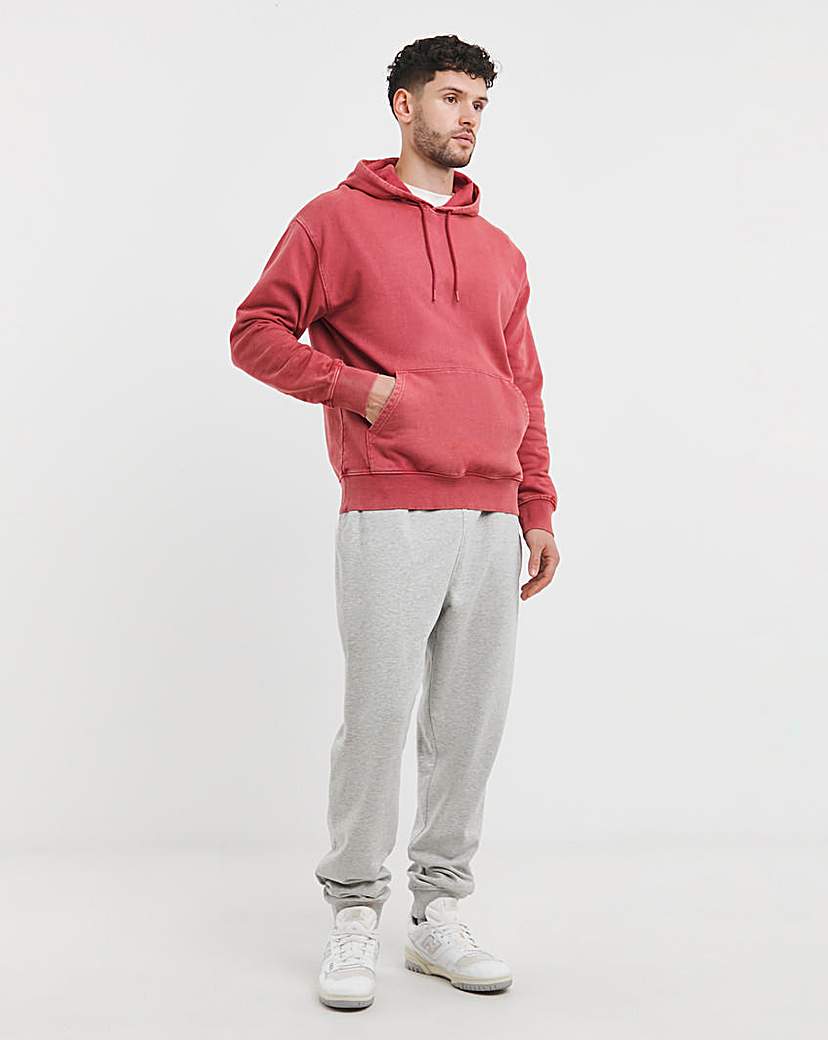 Garment Dyed Relaxed Fit Overhead Hoodie