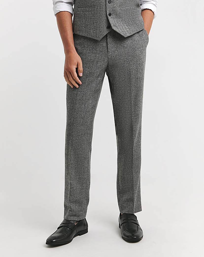 Herringbone Tweed Trouser